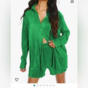 Amazon Two Piece Pleated Set